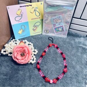 String ting London StrawBear-Y Margarita Wristlet Phone Strap